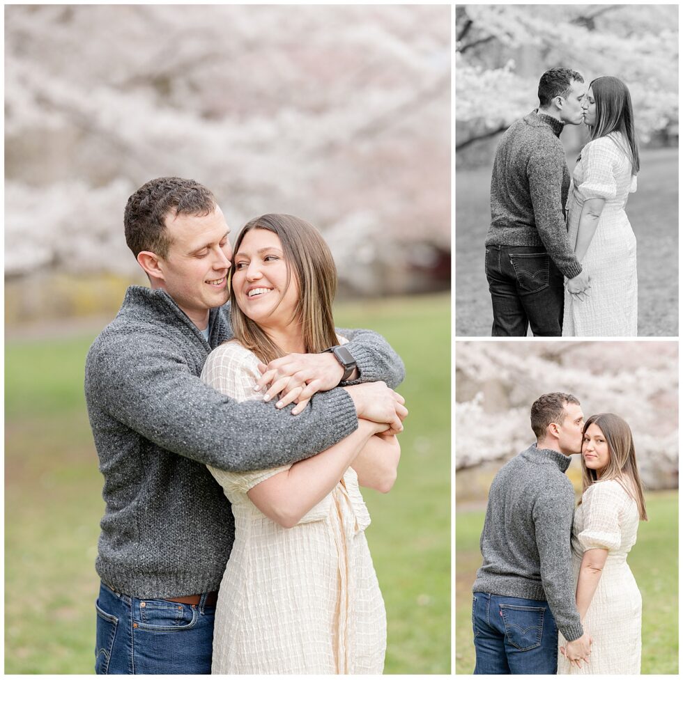 NJ Engagement photos, cherry blossom engagement photos, cherry blossom mini sessions, nj wedding photographer, new jersey wedding photographer, nj engagement locations, 