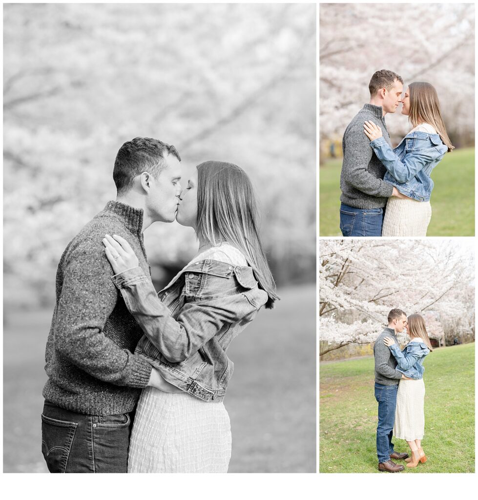 NJ Engagement photos, cherry blossom engagement photos, cherry blossom mini sessions, nj wedding photographer, new jersey wedding photographer, nj engagement locations, 