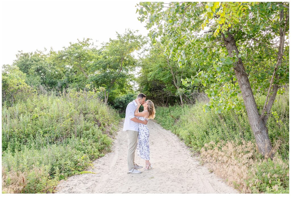 light and airy engagement photos
