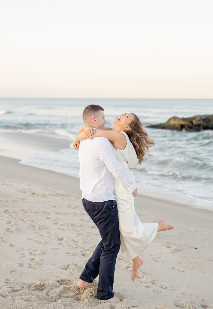 Spring Lake Engagement Session; New Jersey wedding and portrait photographer; Catarina Olivia Photography; light and airy NJ photography