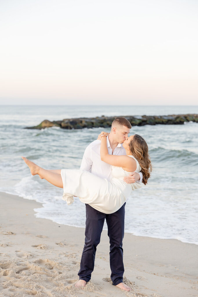 Spring Lake Engagement Session; New Jersey wedding and portrait photographer; Catarina Olivia Photography; light and airy NJ photography