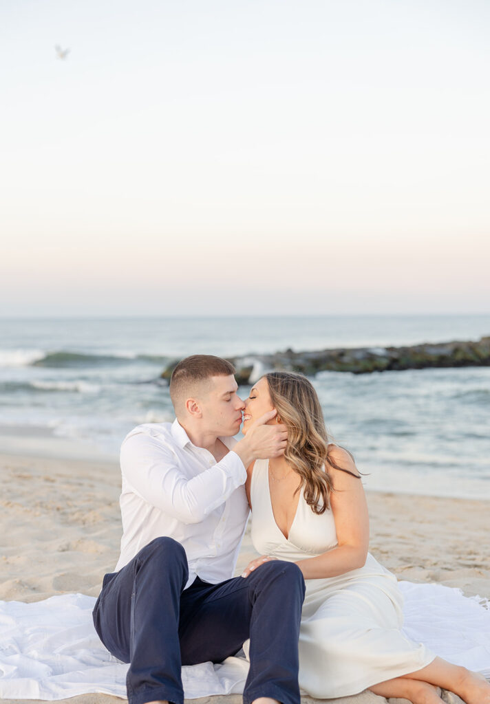 Spring Lake Engagement Session; New Jersey wedding and portrait photographer; Catarina Olivia Photography; light and airy NJ photography