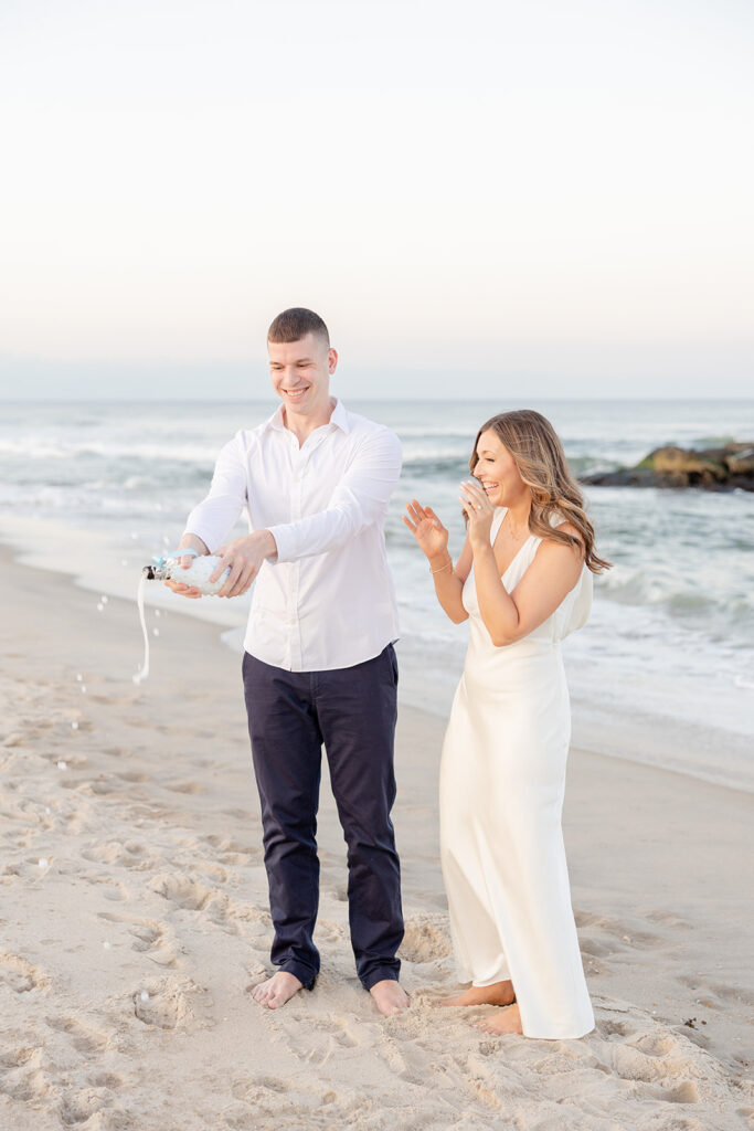 Spring Lake Engagement Session; New Jersey wedding and portrait photographer; Catarina Olivia Photography; light and airy NJ photography