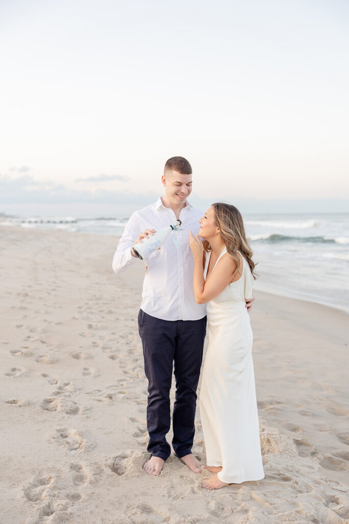 Spring Lake Engagement Session; New Jersey wedding and portrait photographer; Catarina Olivia Photography; light and airy NJ photography