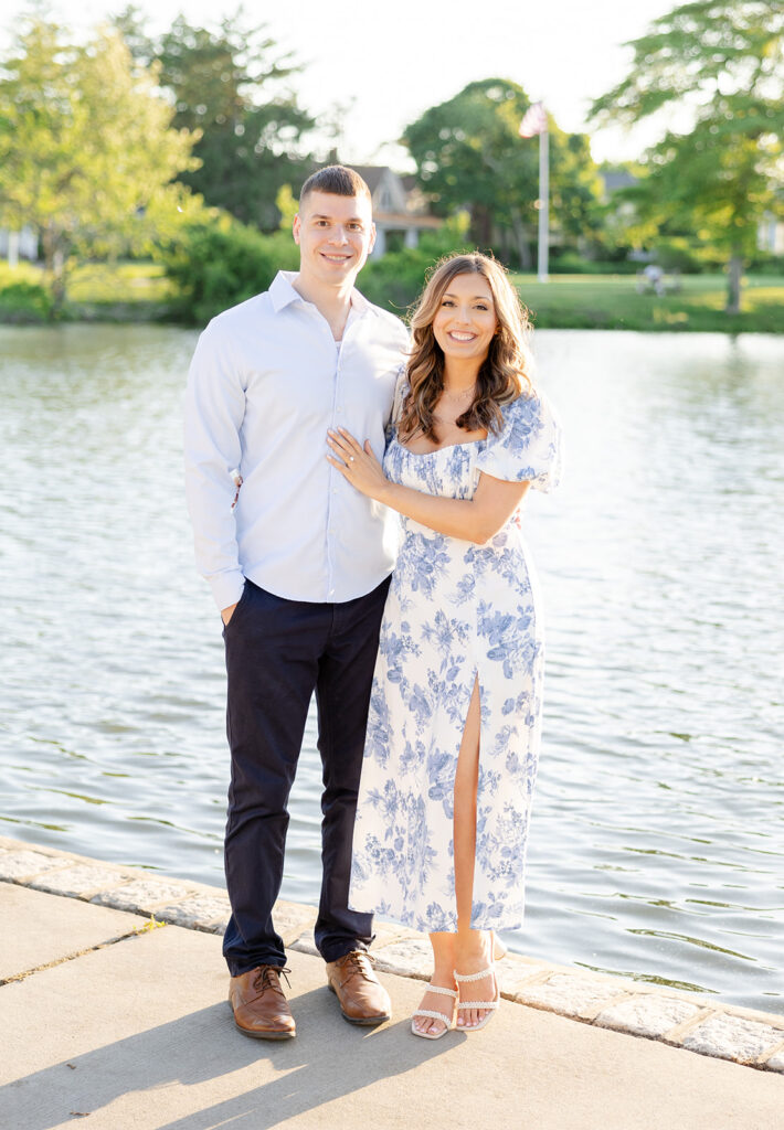 Spring Lake Engagement Session; New Jersey wedding and portrait photographer; Catarina Olivia Photography; light and airy NJ photography