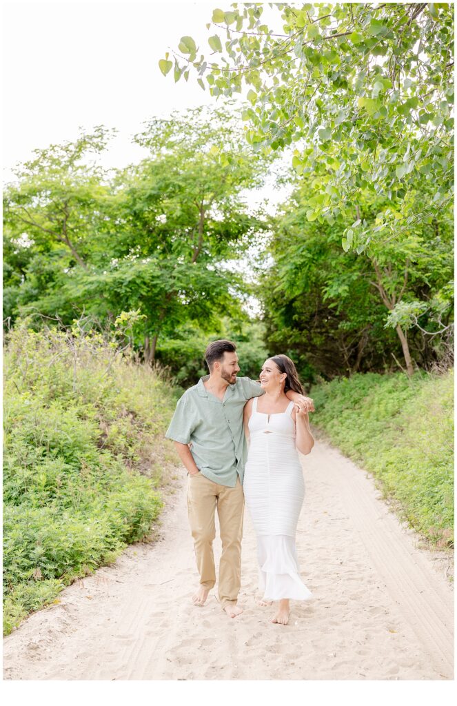 Manasquan Beach Engagement Session; New Jersey wedding and portrait photographer; Catarina Olivia Photography; light and airy NJ photography ; Jenkinson boarwalk engagement