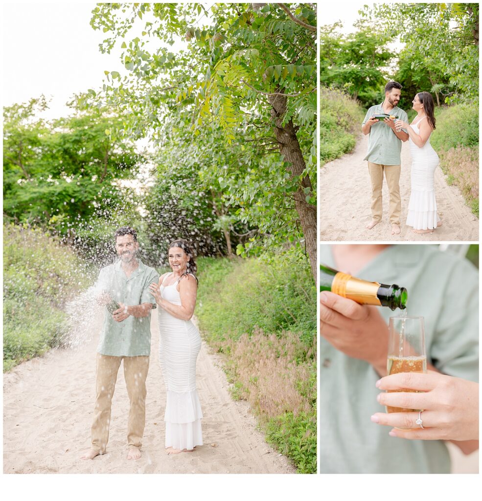 Manasquan Beach Engagement Session; New Jersey wedding and portrait photographer; Catarina Olivia Photography; light and airy NJ photography ; Jenkinson boarwalk engagement