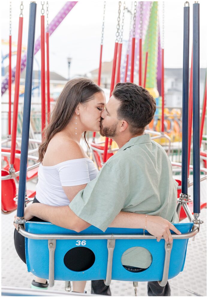 Manasquan Beach Engagement Session; New Jersey wedding and portrait photographer; Catarina Olivia Photography; light and airy NJ photography ; Jenkinson boarwalk engagement