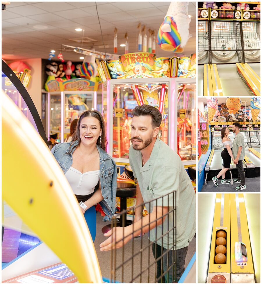 Manasquan Beach Engagement Session; New Jersey wedding and portrait photographer; Catarina Olivia Photography; light and airy NJ photography ; Jenkinson boarwalk engagement