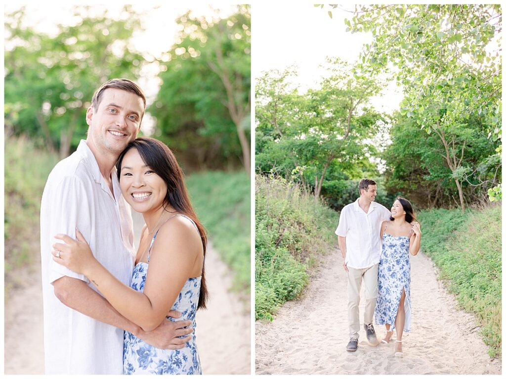 fisherman's cove engagement photos; New Jersey wedding and portrait photographer; Catarina Olivia Photography; light and airy NJ photography