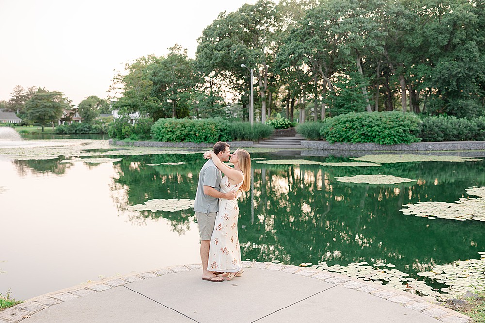 See Marc & Gillian’s romantic engagement session in New Jersey, just before their Crystal Point Yacht Club wedding. Coastal charm, love, and joyful moments captured beautifully.