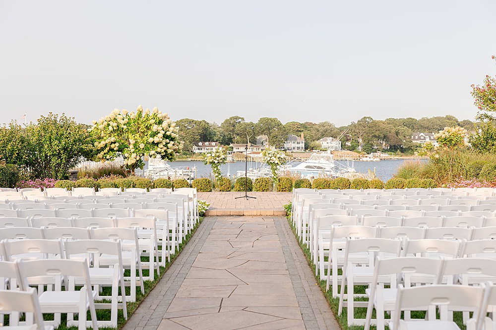 New Jersey wedding and portrait photographer; Crystal Point Yacht Club wedding; Elegant NJ September Wedding