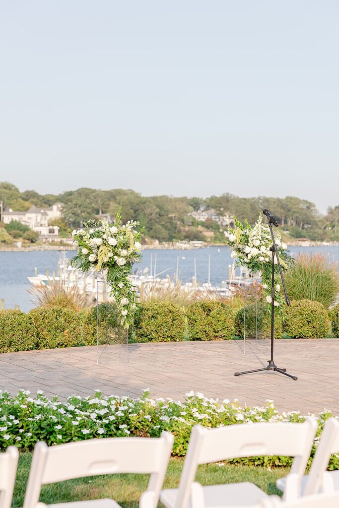 New Jersey wedding and portrait photographer; Crystal Point Yacht Club wedding; Elegant NJ September Wedding